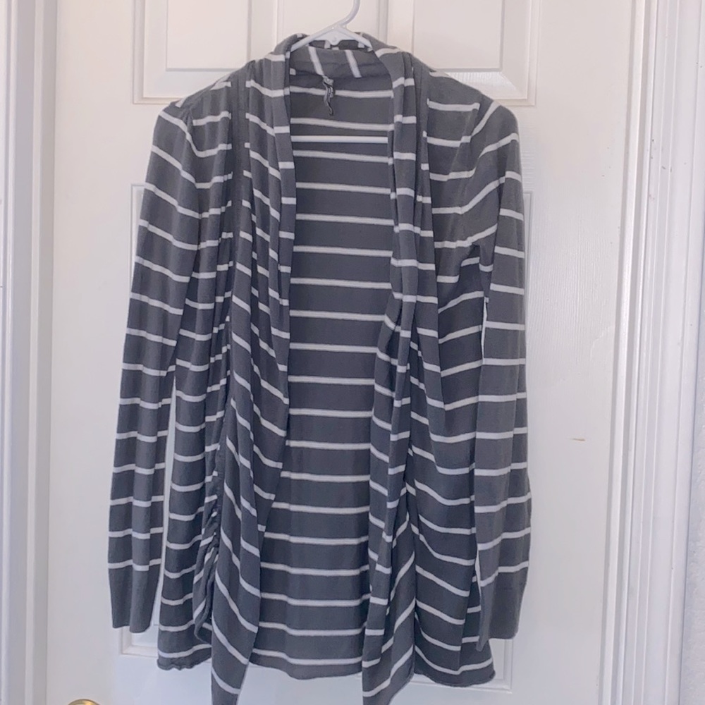 Mamma Andersson Grey & white striped cardigan